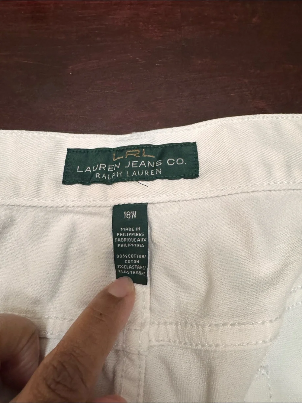 Ralph Lauren Lauren Jeans Co. White Casual Pants - Picture 5 of 6